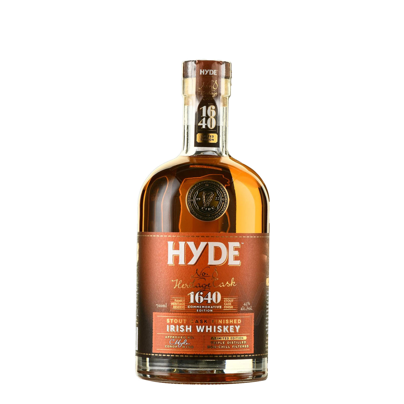 Hyde 1640 No.8 Stout Cask Finish Whiskey