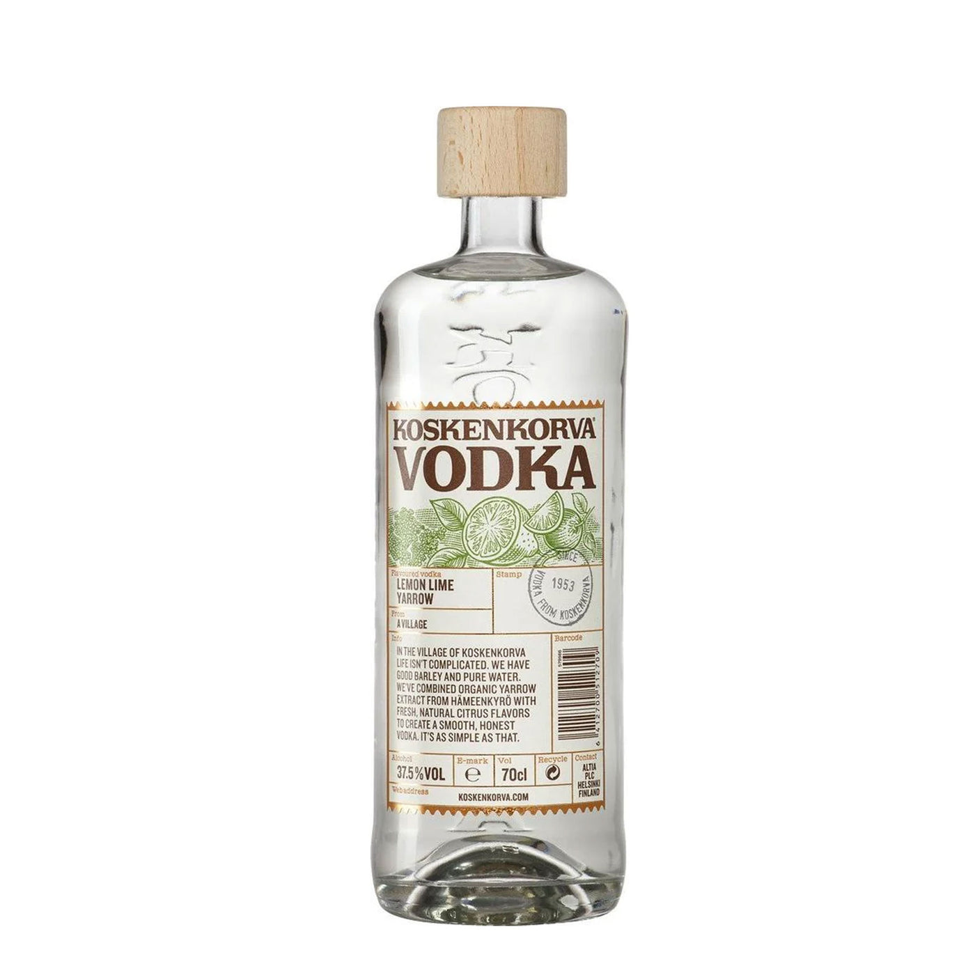 Koskenkorva Lemon Lime Yarrow Vodka