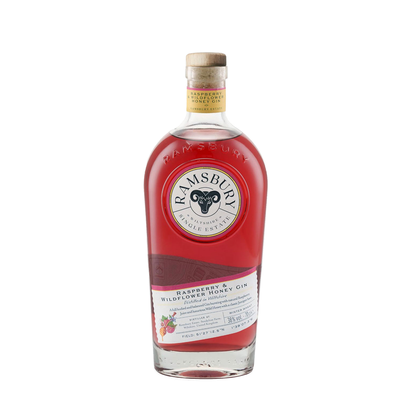 Ramsbury Raspberry & Wildflower Honey Gin
