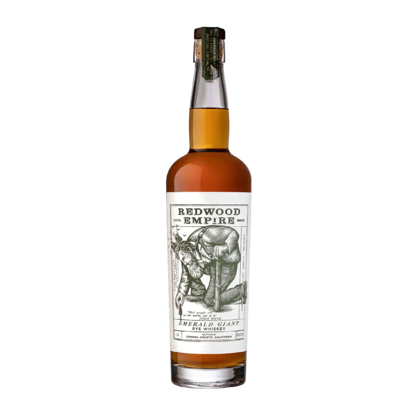 Redwood Empire Emerald Giant Rye Whiskey