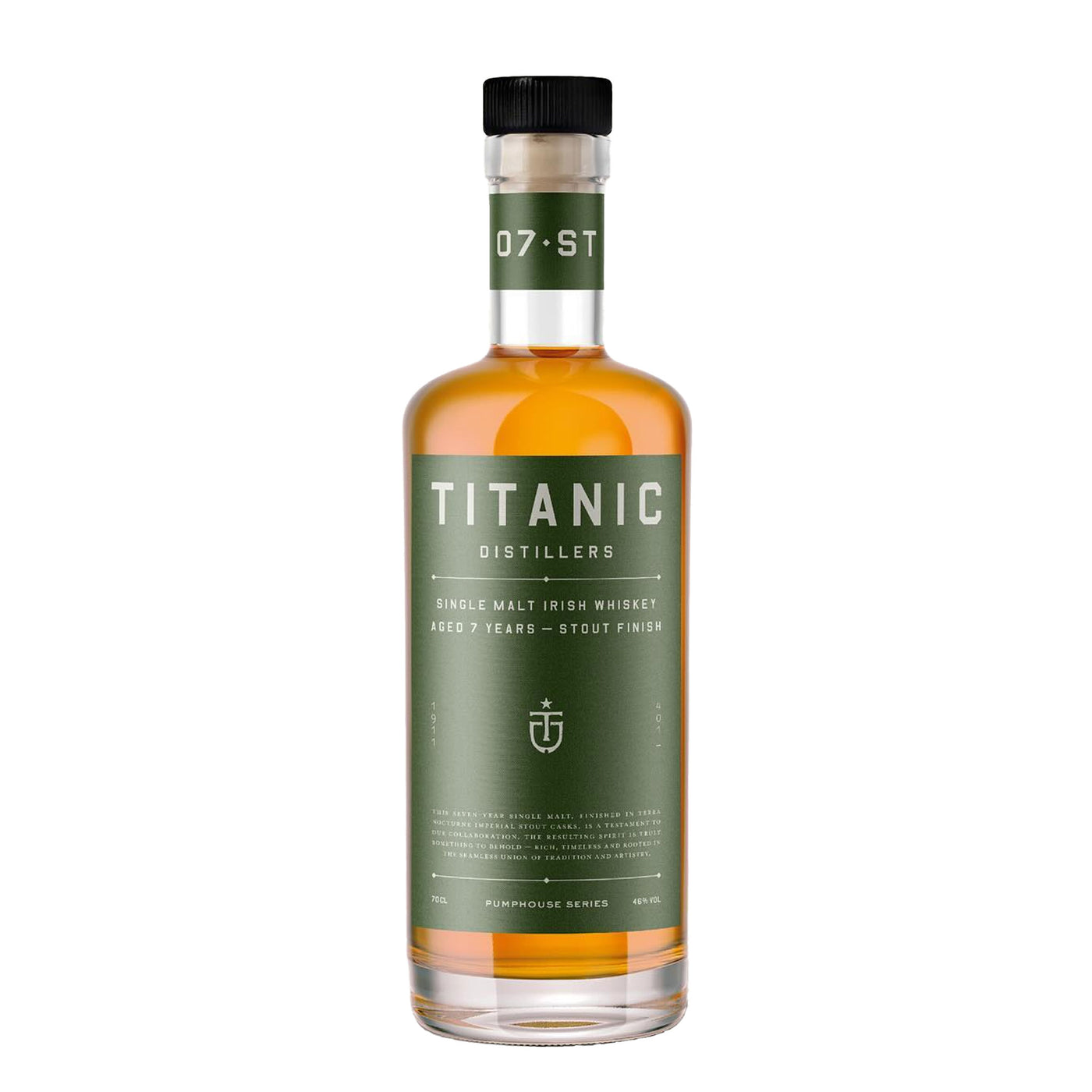 Titanic Distillers Single Malt Irish Whiskey 7 Years Matured Imperial Stout Finish