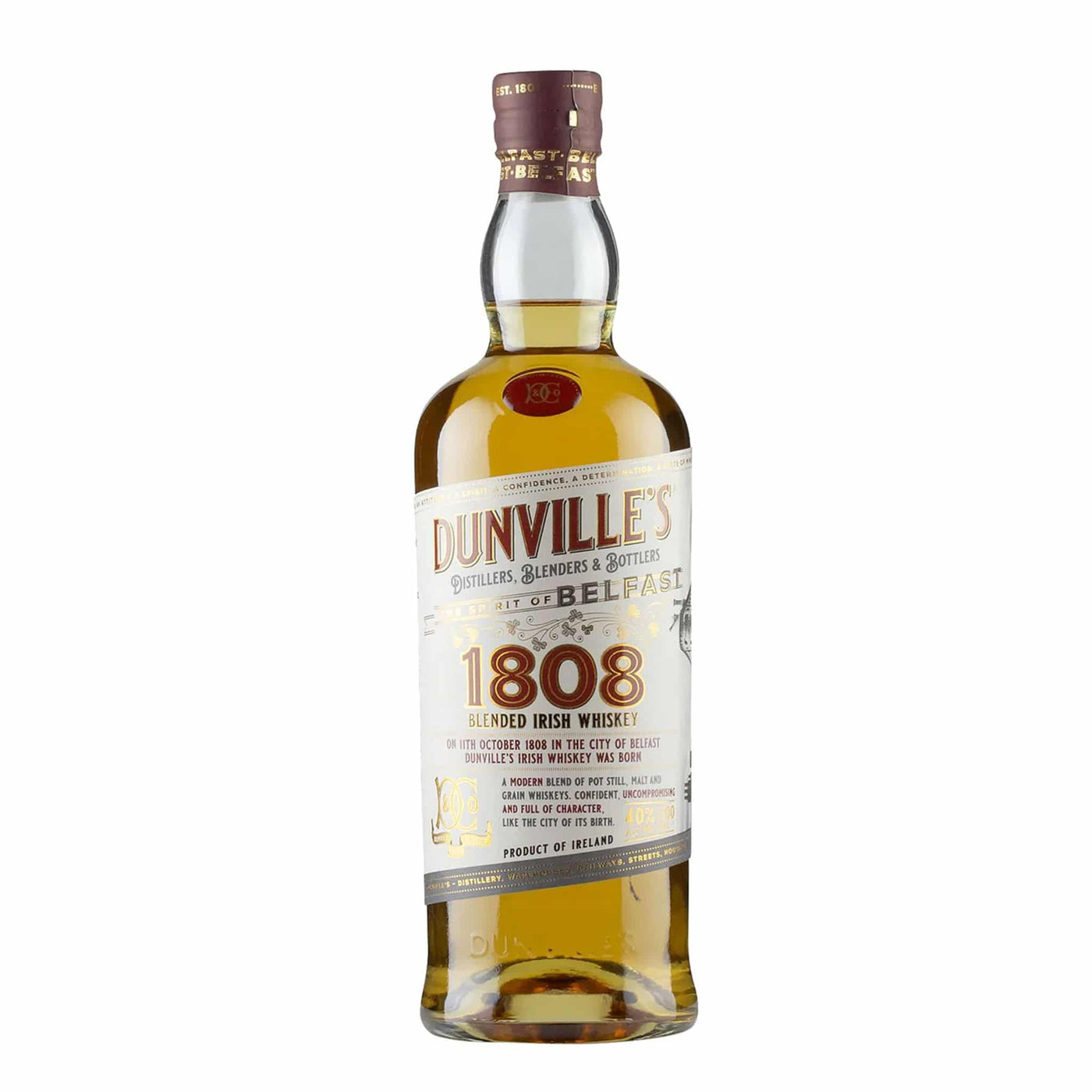 Dunvilles 1808 Whiskey