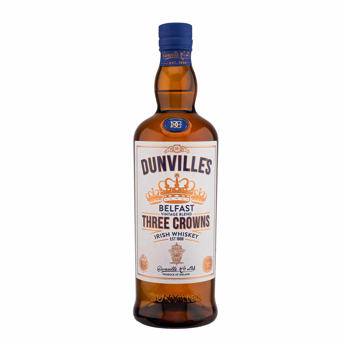 Dunvilles Three Crowns Classic Whiskey