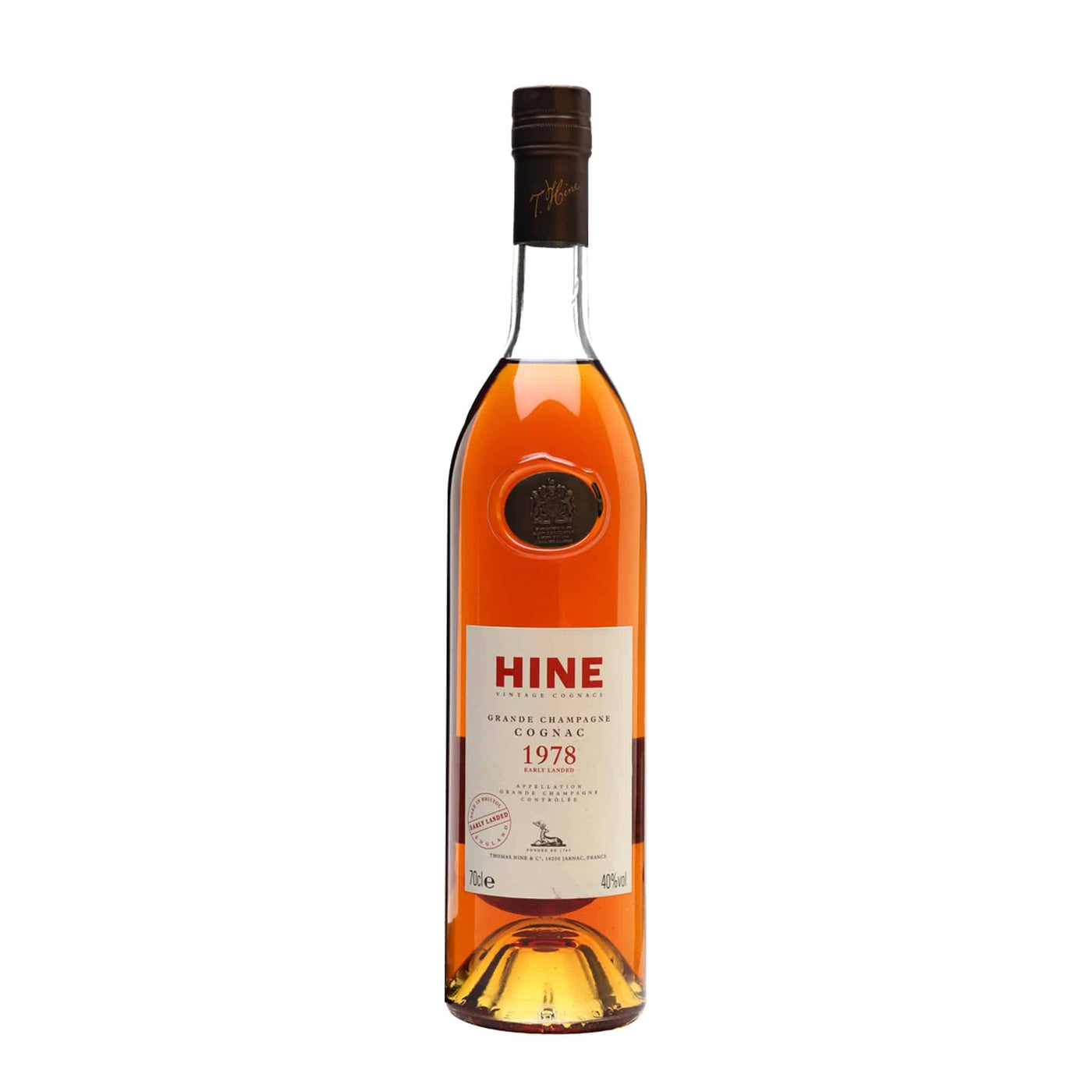 Hine Vintage 1978 Early Landed Cognac