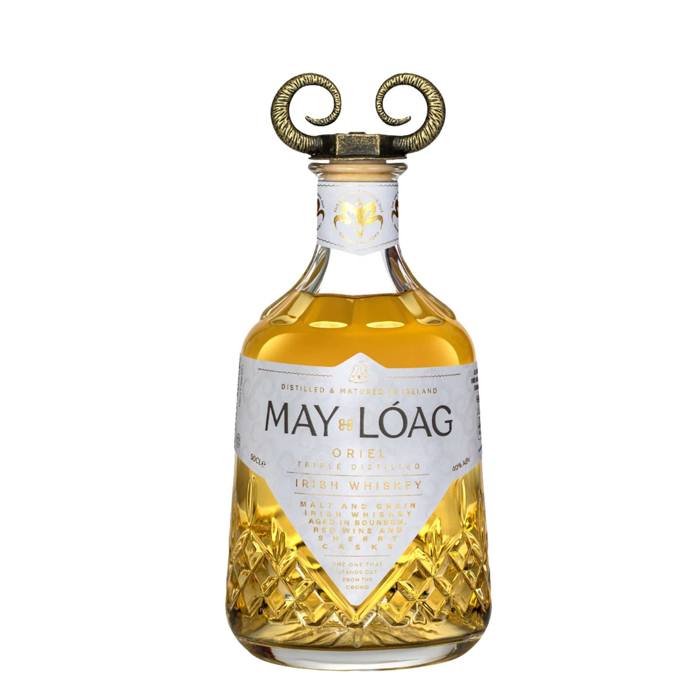 May Loag Oriel Triple Distilled Irish Whiskey