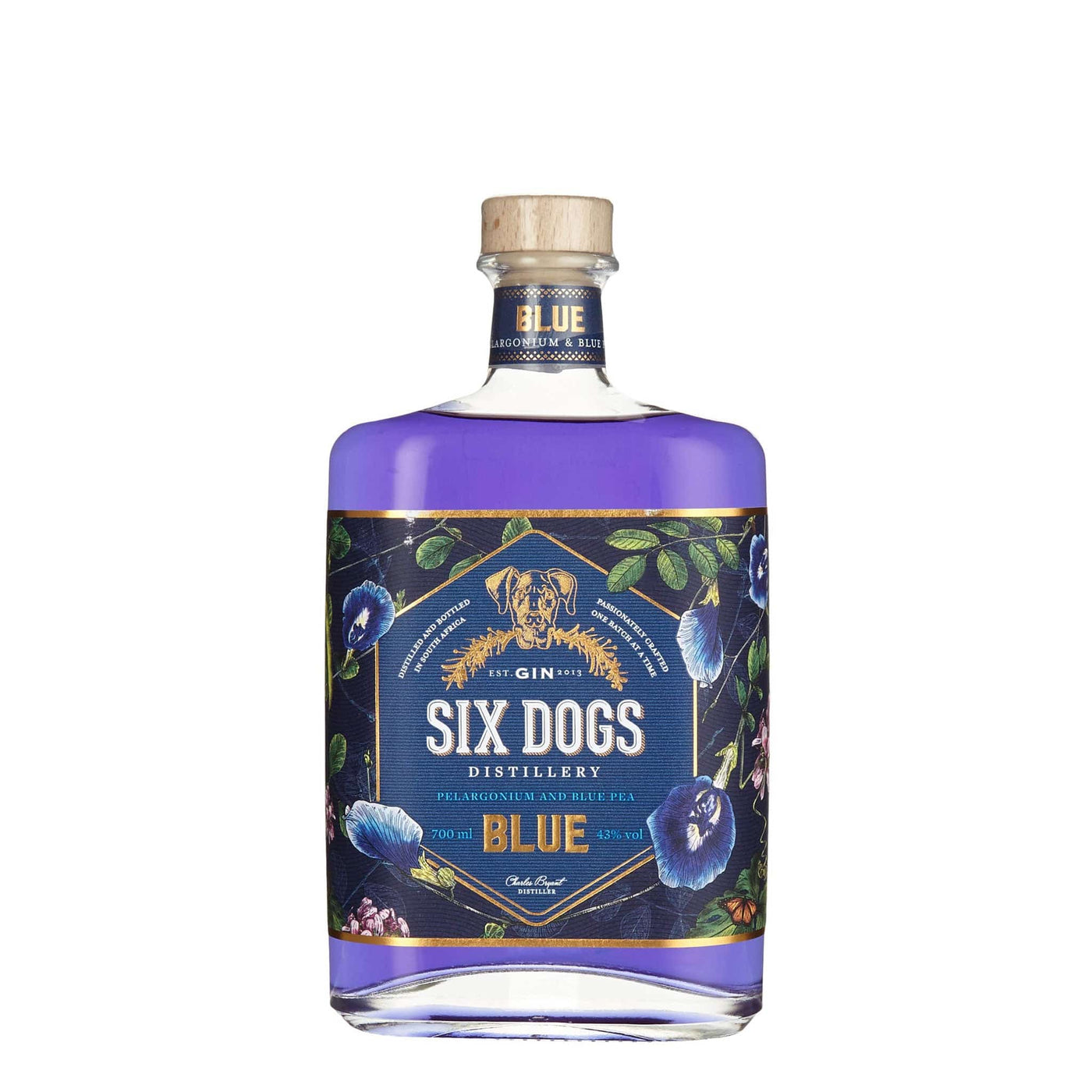 Six Dogs Blue Gin